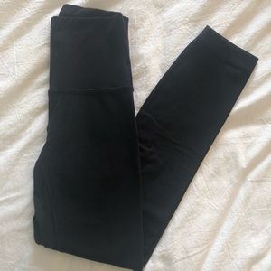 Size 2 Lululemon solid black 7/8 legging